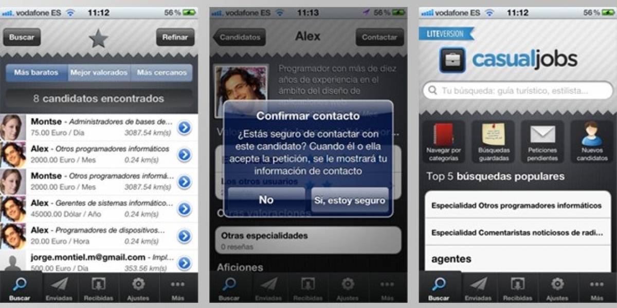 España: Casualjobs, una aplicación móvil distinta para conseguir trabajo