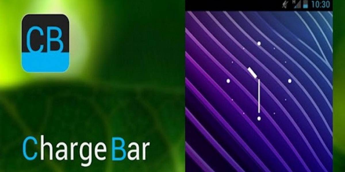 ChargeBar: Un original indicador de batería para Android