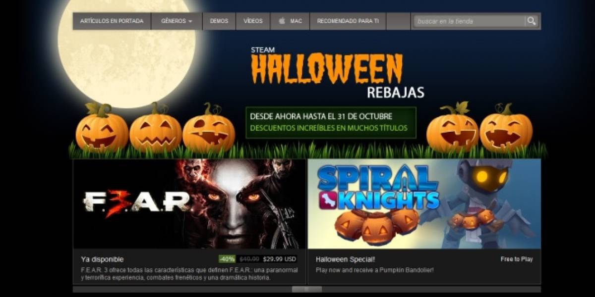 Fin de semana de Halloween significa ofertones en Steam
