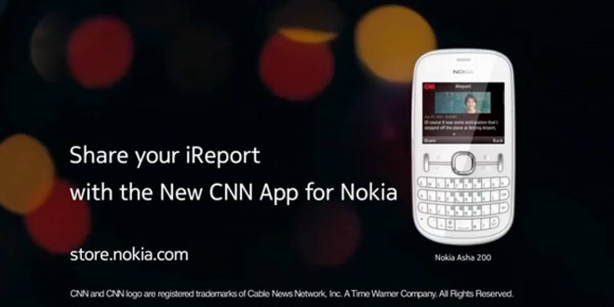 CNN anuncia su app de reporte personalizado para los Nokia Asha 200