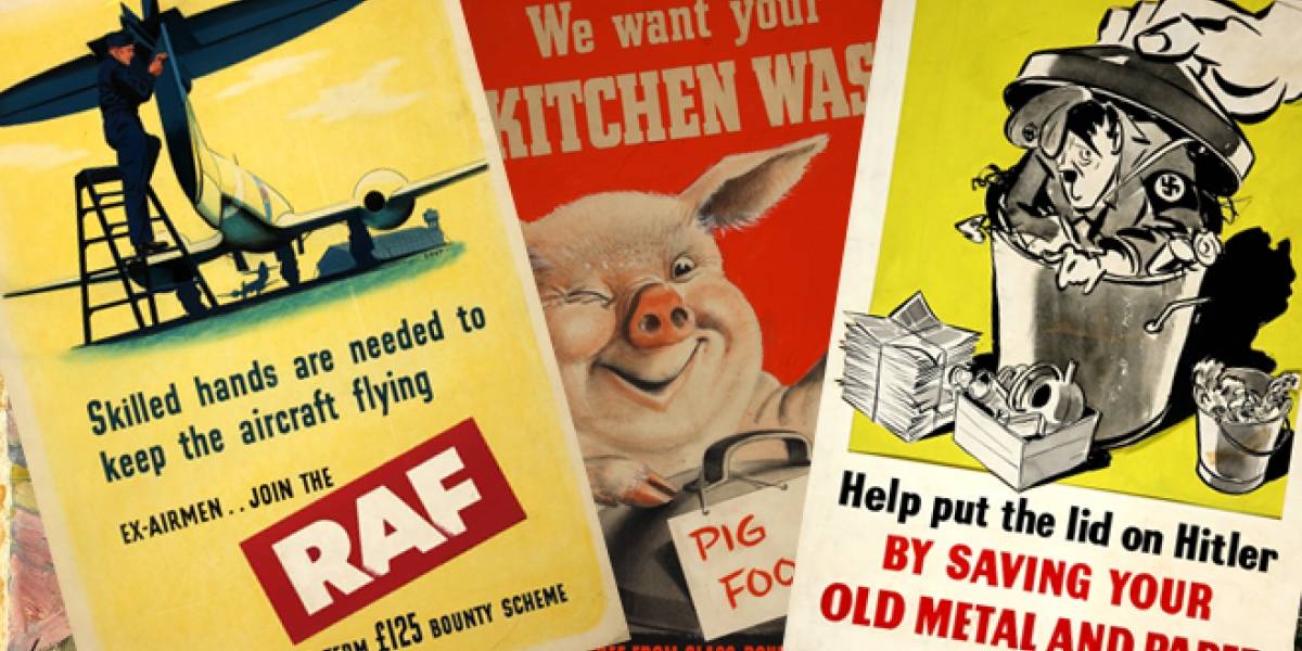 Reino Unido: Los carteles de la II Guerra Mundial llegan a Internet