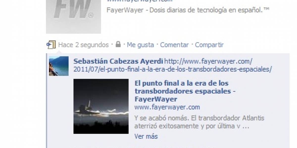 Facebook agrega vista previa para links y reproductor de video en comentarios