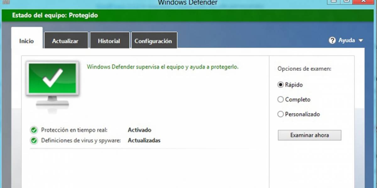 Antivirus Microsoft integrado en Windows 8 se apagará si hay otro producto