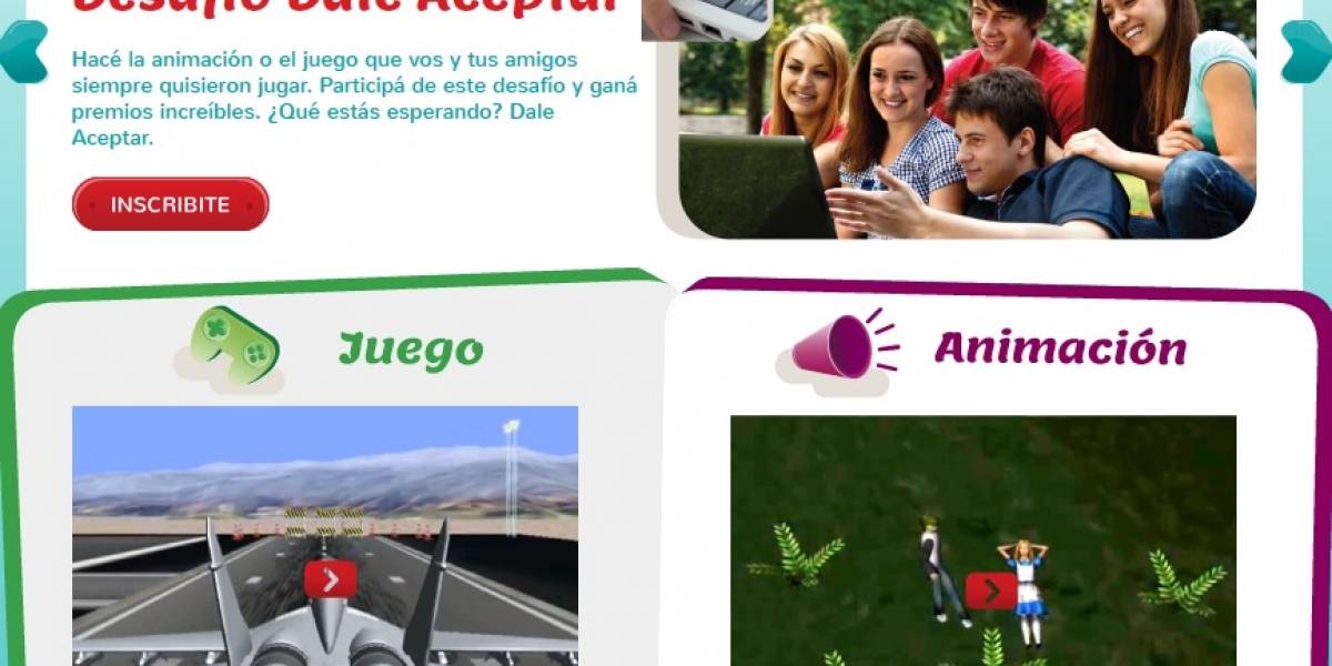Dale Aceptar: Un concurso de diseño de animaciones y videojuegos para estudiantes secundarios argentinos