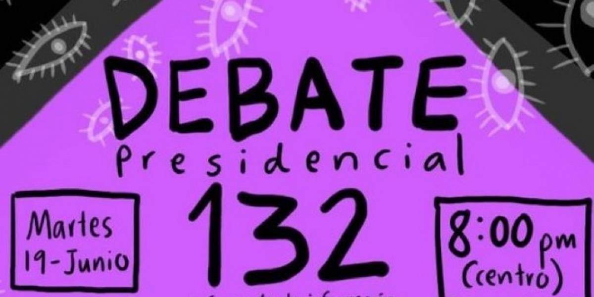 México: Hoy se realiza el debate presidencial 132, revisa dónde lo puedes ver