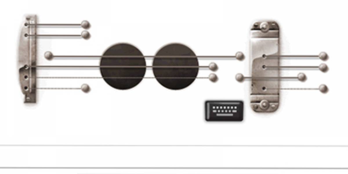 Google homenajea a Les Paul con un Doodle musical