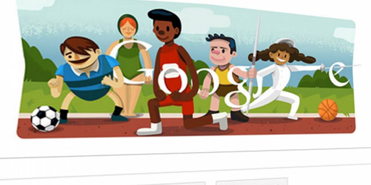 El Doodle de hoy celebra la inauguración de los JJ.OO. Londres 2012