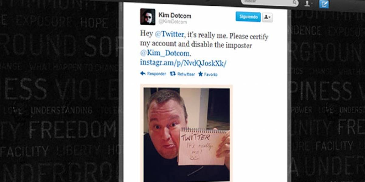 Twitter no quiere verificar la cuenta de Dotcom
