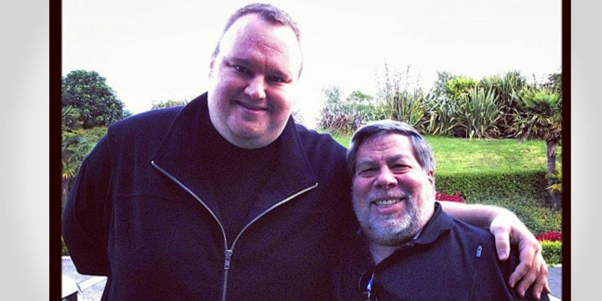 Steve Wozniak se reunió con Kim Dotcom