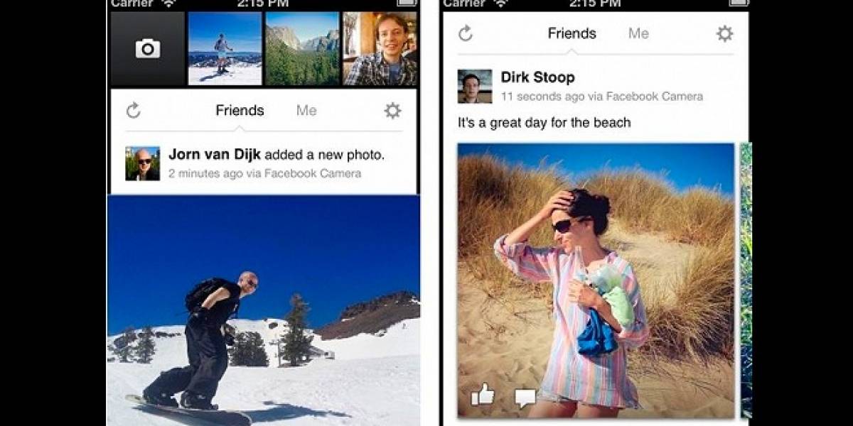Llega Facebook Cámara para iOS
