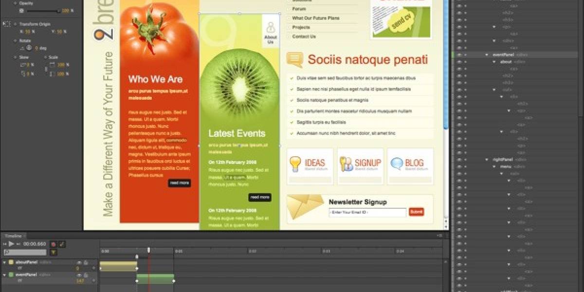 Adobe lanza "Edge", una herramienta para crear animaciones en HTML5