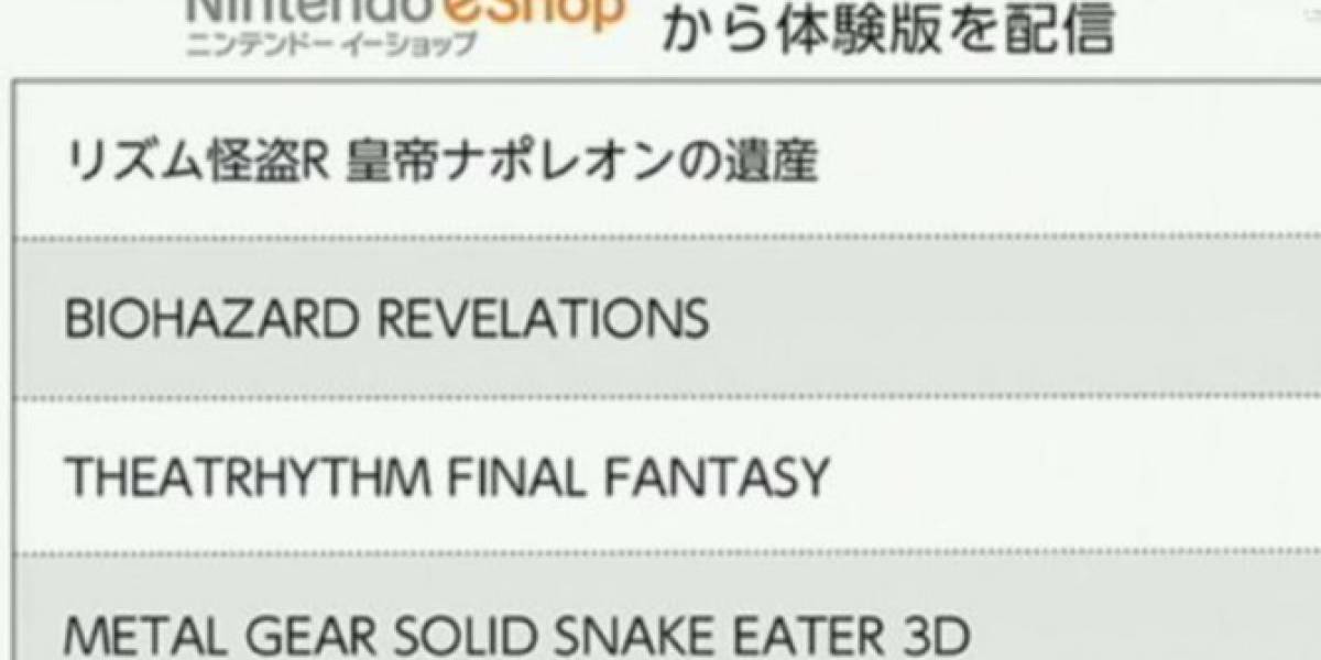 Nuevas demos disponibles para la Nintendo eShop Japón