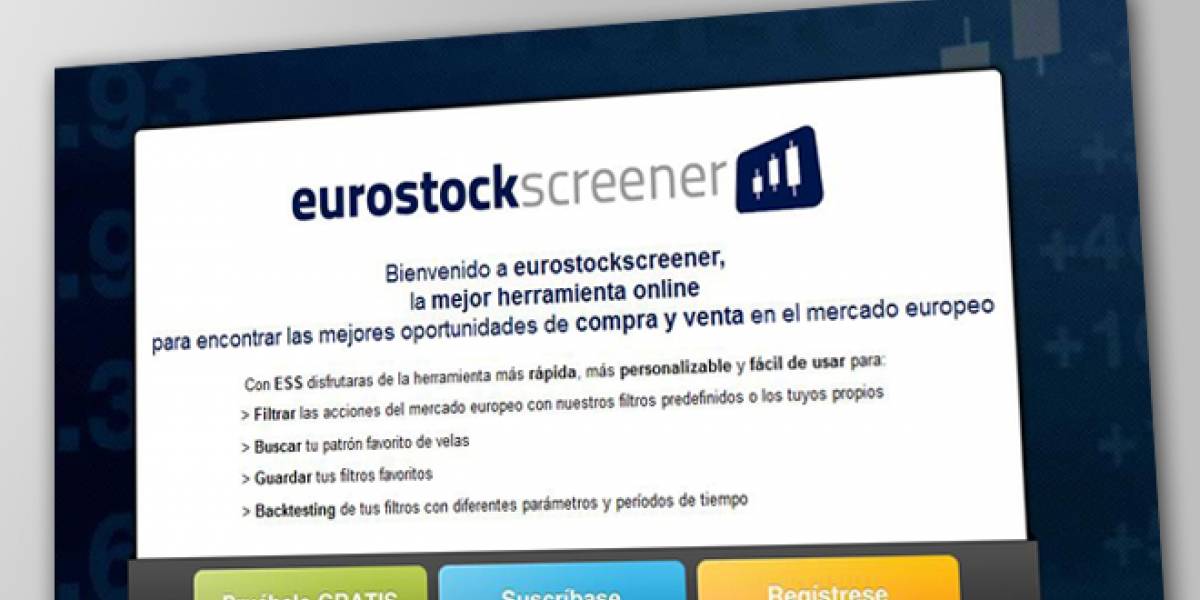 España: Eurostockscreener, la aplicación web para invertir en bolsa
