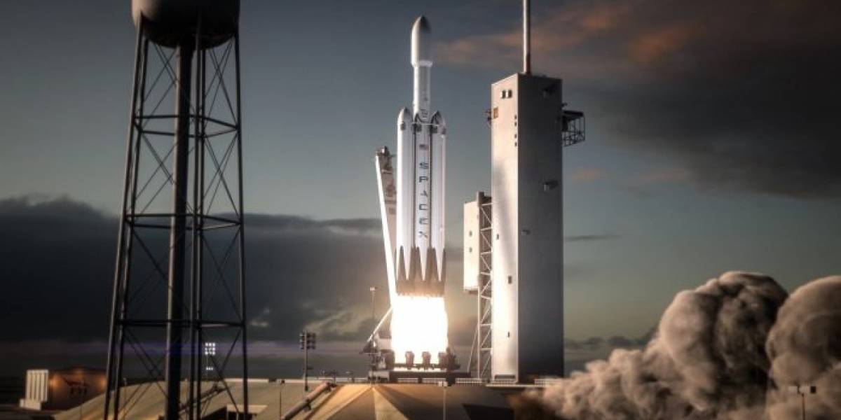 Cohete Falcon Heavy por fin prendió sus motores
