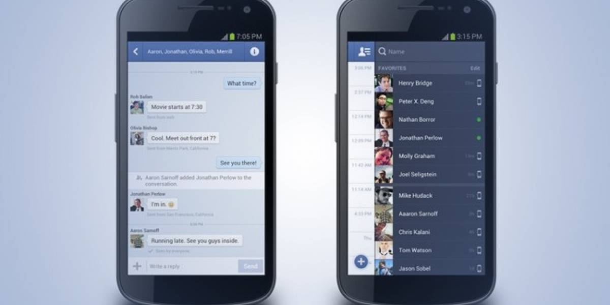 Facebook actualiza sus aplicaciones para Android y iOS