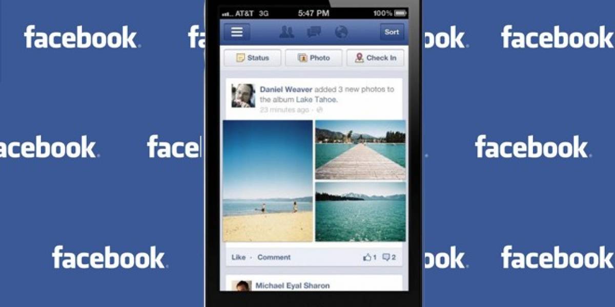 Facebook actualiza la forma de ver fotografías en su aplicación para móviles