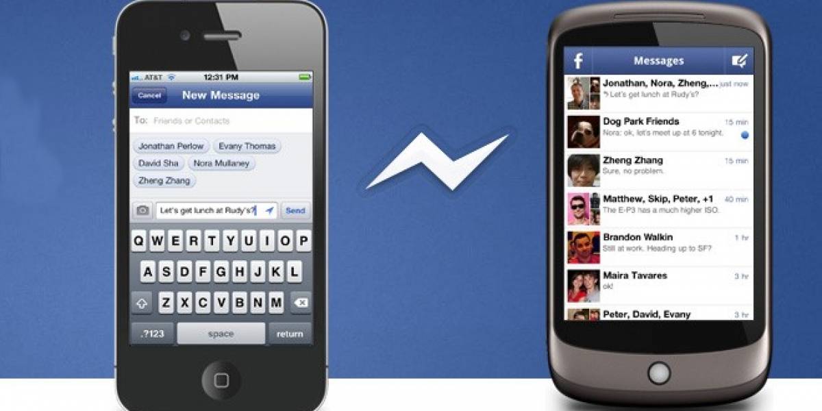 Facebook permite que la gente use su aplicación de chat sin tener una cuenta