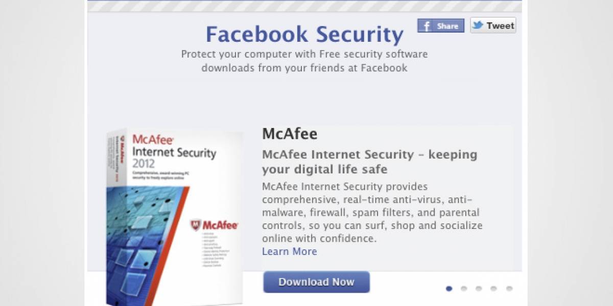 Facebook se asocia con Microsoft, Symantec y otros para ofrecer antivirus gratis