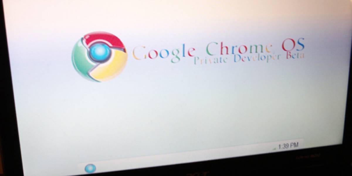 Las primeras imágenes de Google Chrome OS