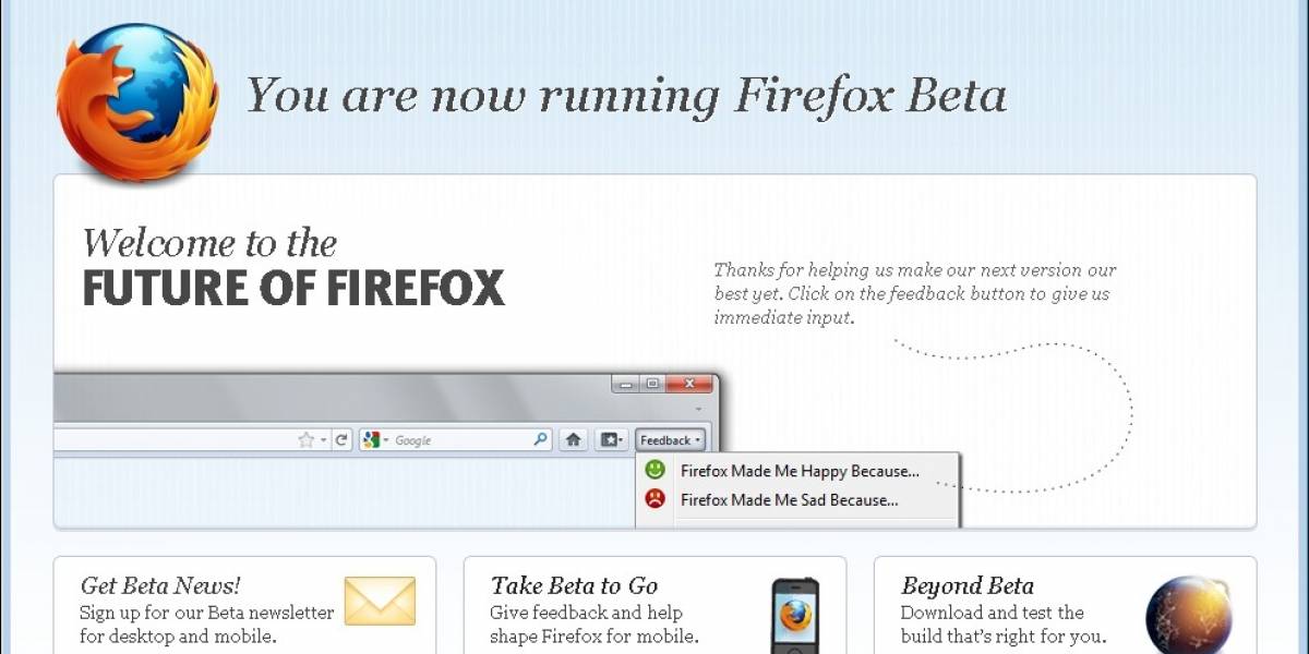 Firefox 5 Release Candidate disponible para descarga