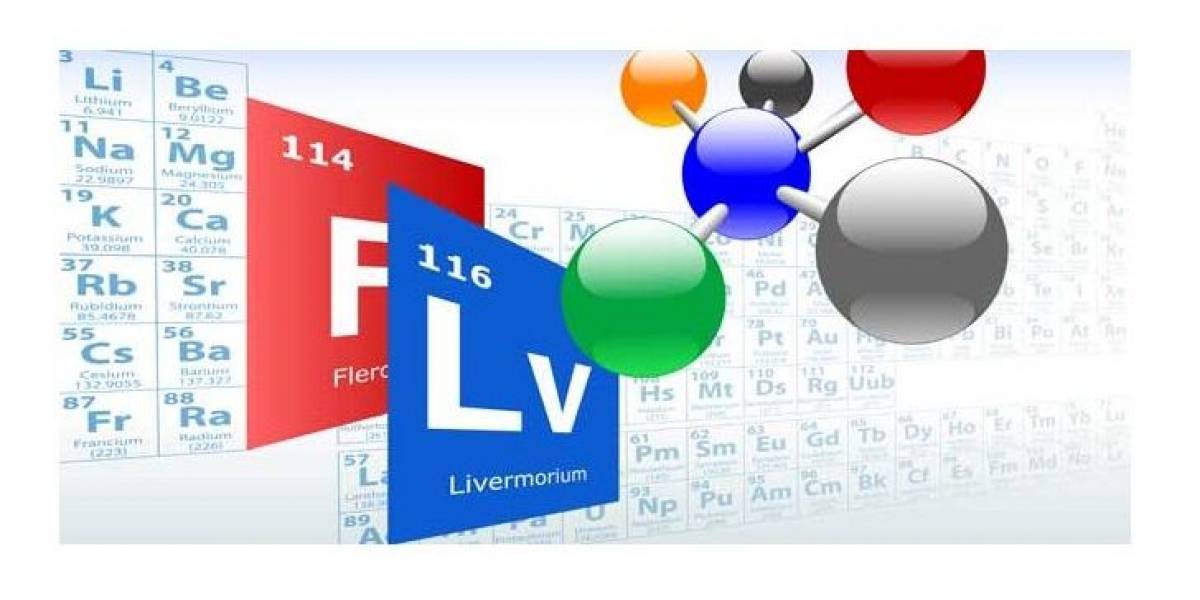 Anoten: Los nombres definitivos de los nuevos elementos son flerovio y livermorio