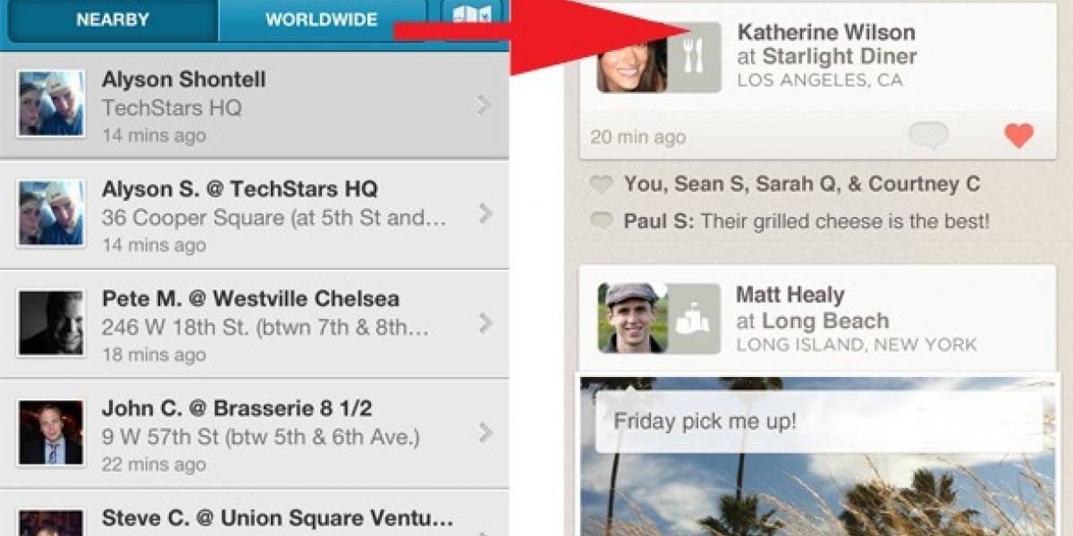 Foursquare se actualiza y se vuelve mucho más visual e inteligente