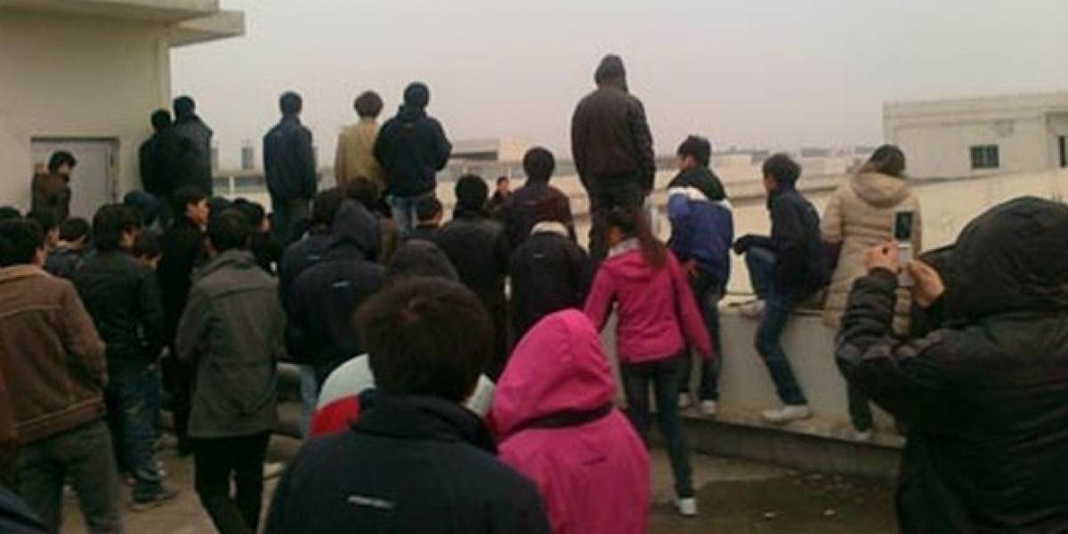 Trabajadores de la compañía Foxconn amenazaron con suicidarse