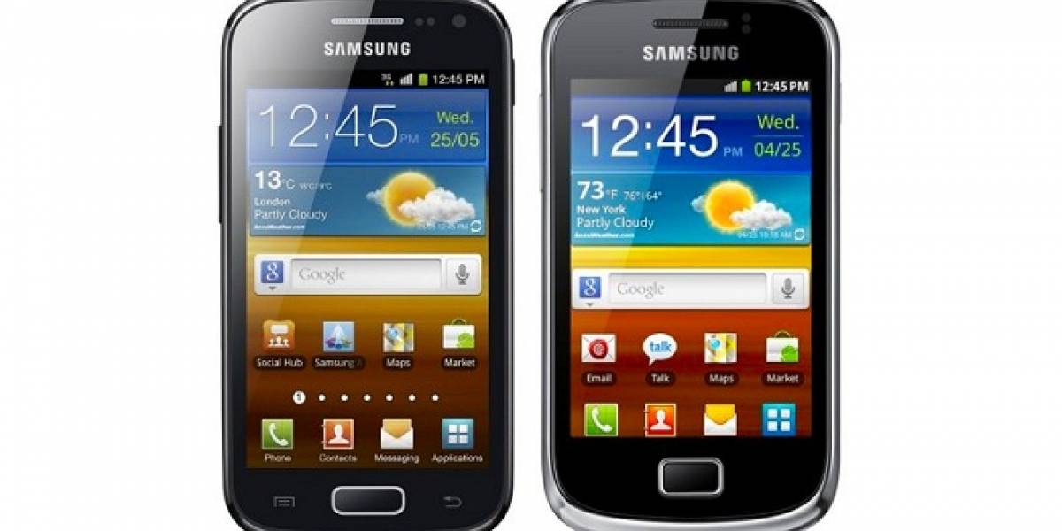 Samsung anuncia oficialmente el Galaxy Mini 2 y el Galaxy Ace 2
