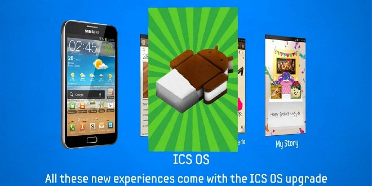 Vídeo: Samsung Galaxy Note con Ice Cream Sandwich oficial funcionando