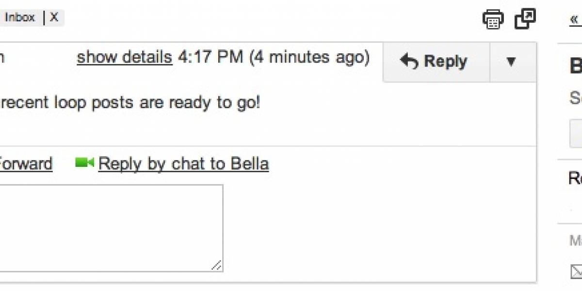 Las actualizaciones de Google+ llegan a la barra lateral de Gmail