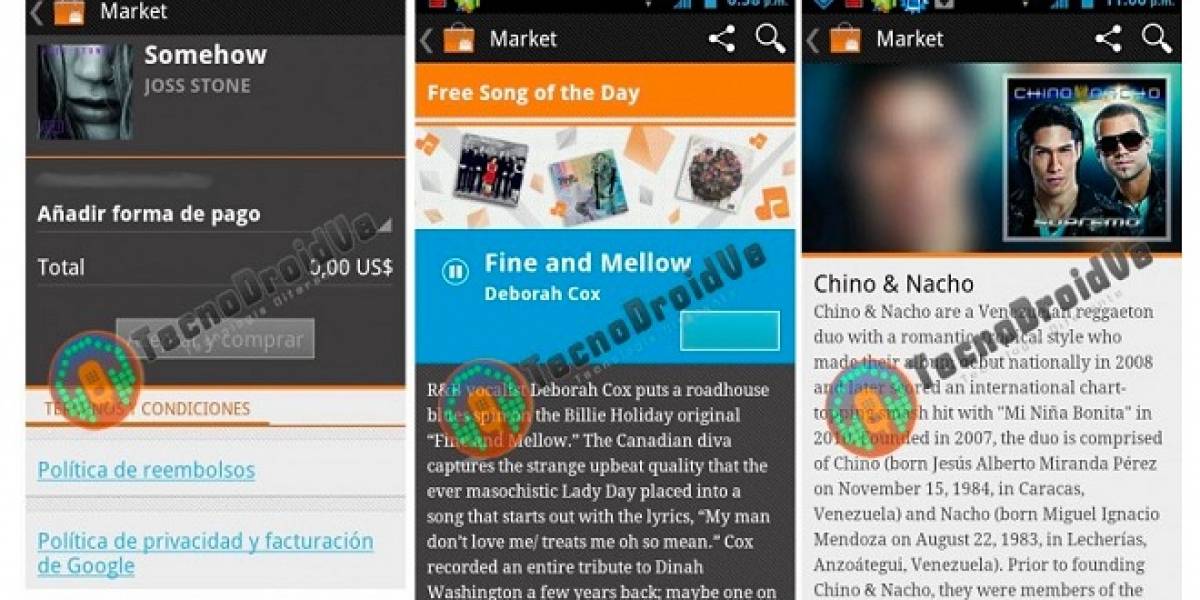 Aparecen las primeras imágenes filtradas del Google Music Store