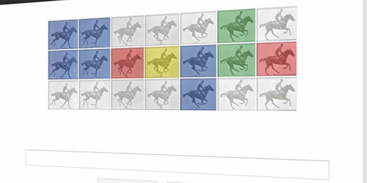 Un doodle al galope recuerda los orígenes de la fotografía en movimiento