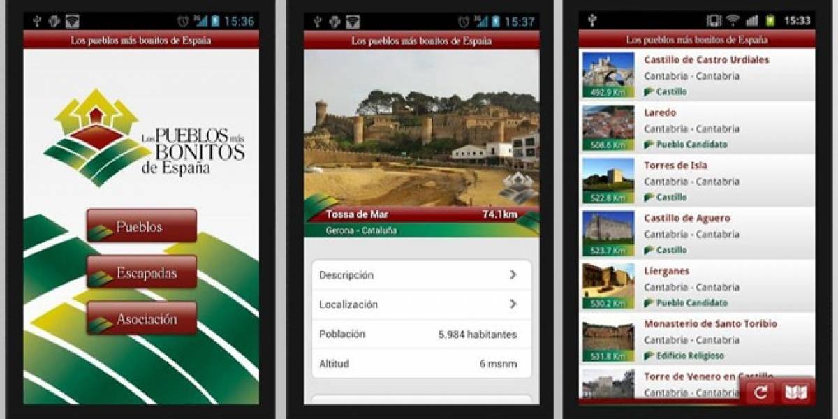 Una aplicación para que lleves contigo los pueblos más bonitos de España en el móvil