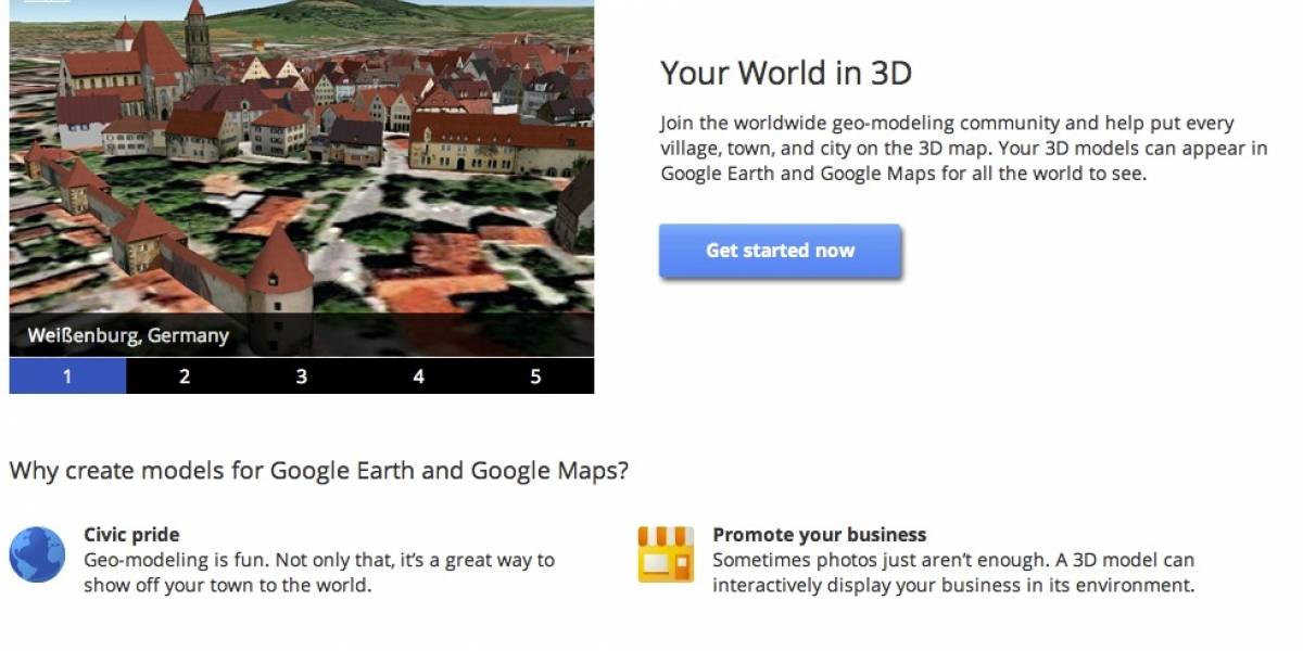 Google te convierte en arquitecto con Tu mundo en 3D