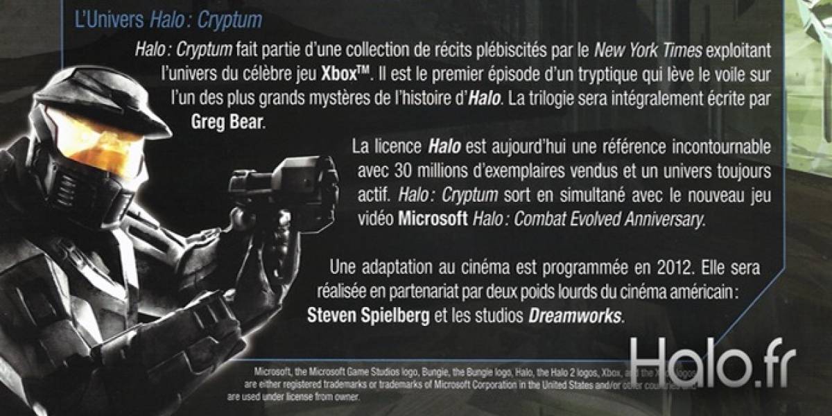 ¿Película de Halo producida por Spielberg y Dreamworks?