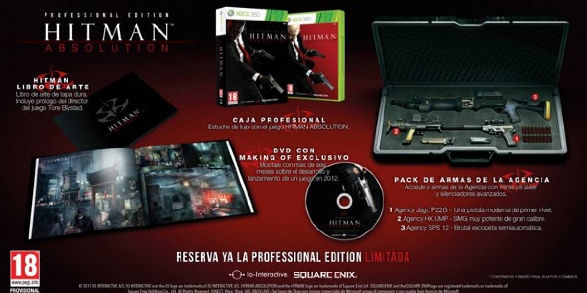 Edición Profesional de Hitman: Absolution quiere saciar tu fanismo por la serie