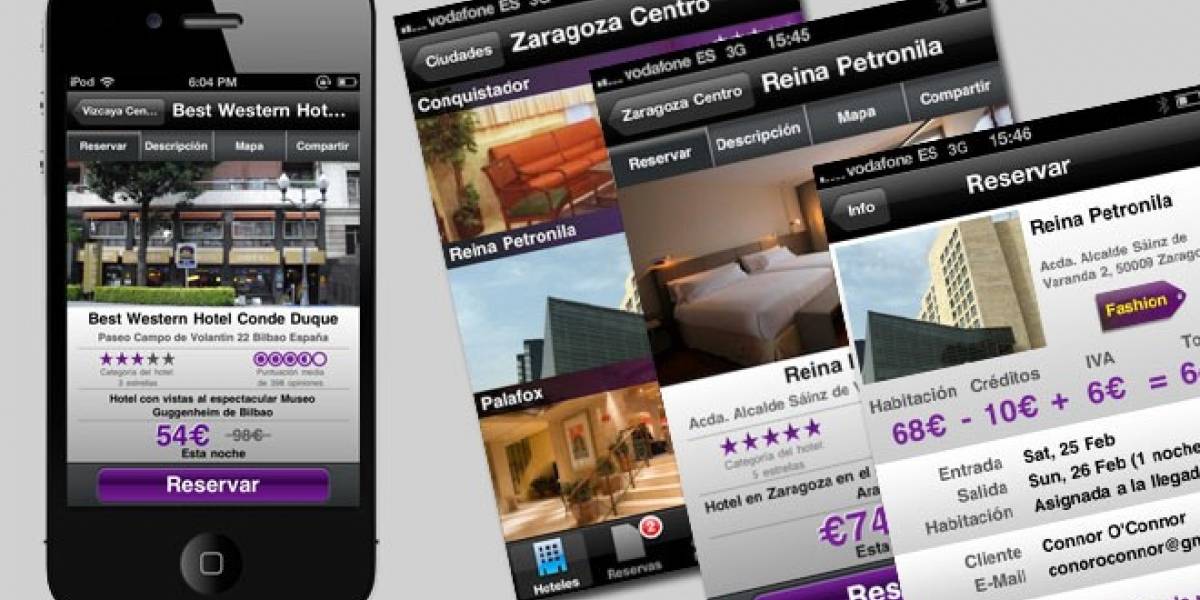 Hot.es: Reserva en hoteles españoles con ofertas de último minuto desde tu iPhone