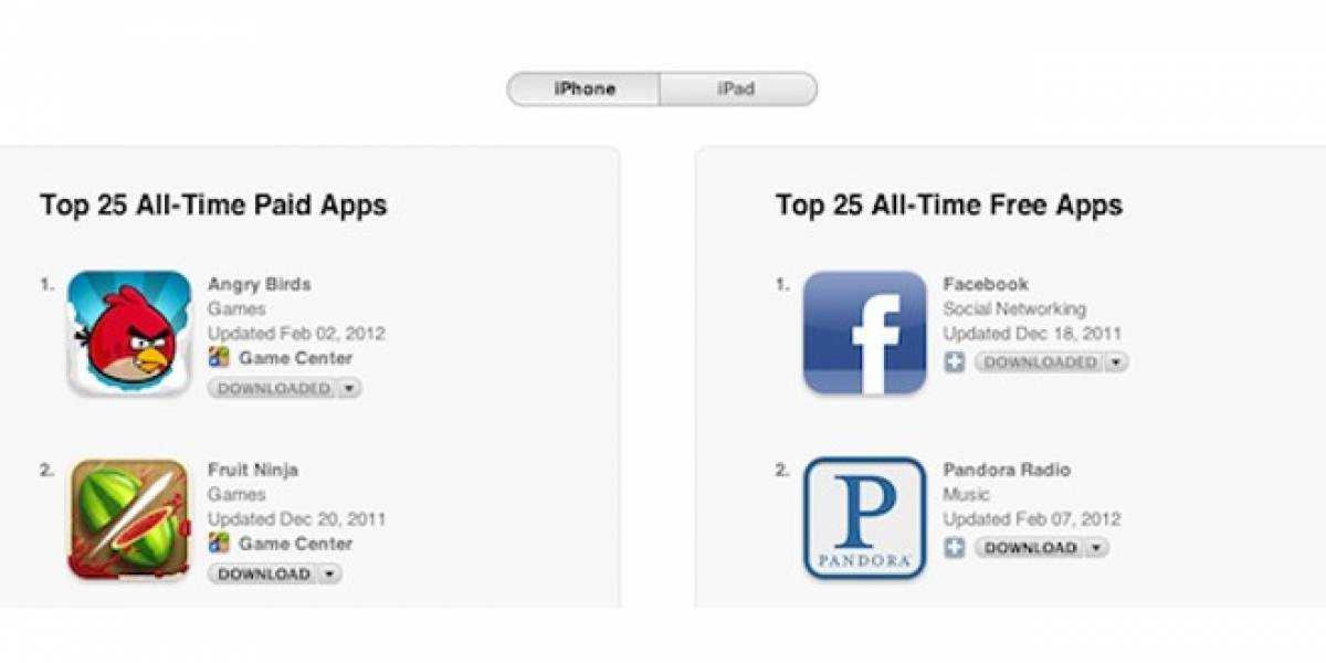 App Store de Apple alcanza las 25 mil millones de descargas