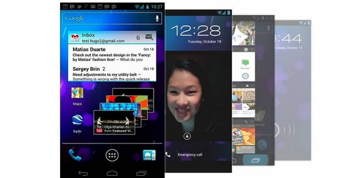 Ice Cream Sandwich para Galaxy S II, Tab 10.1/8.9/7.7/7.0 Plus, y Galaxy Note para el 2012