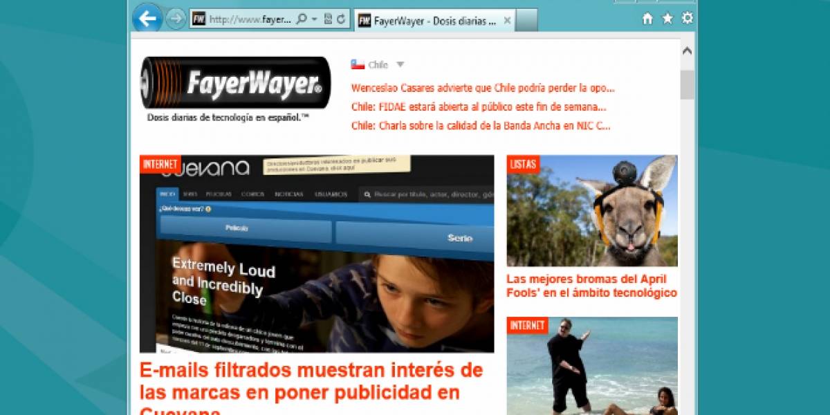 Internet Explorer aumentó su cuota de mercado durante el último mes