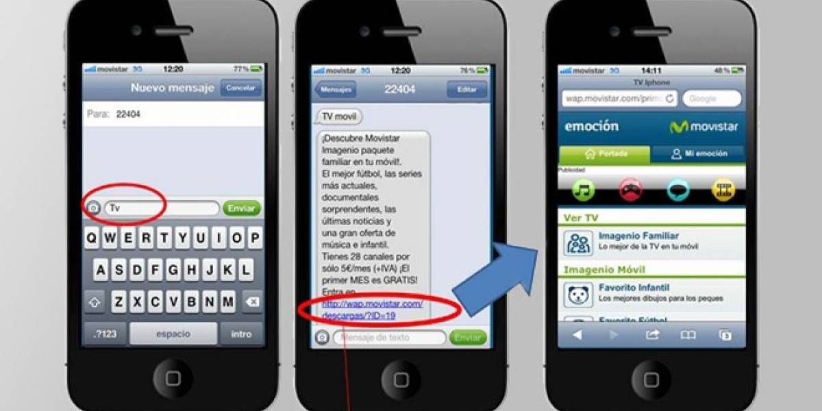 Movistar Imagenio móvil llega a los dispositivos iOs
