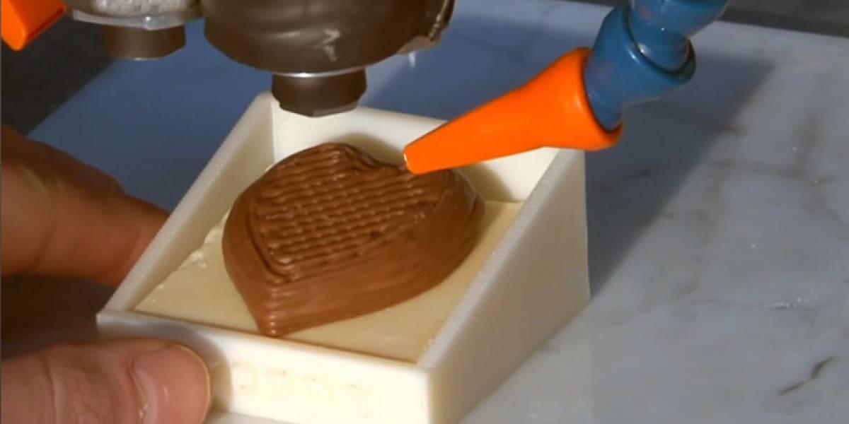 La impresora de chocolate será lanzada a la venta a finales de abril