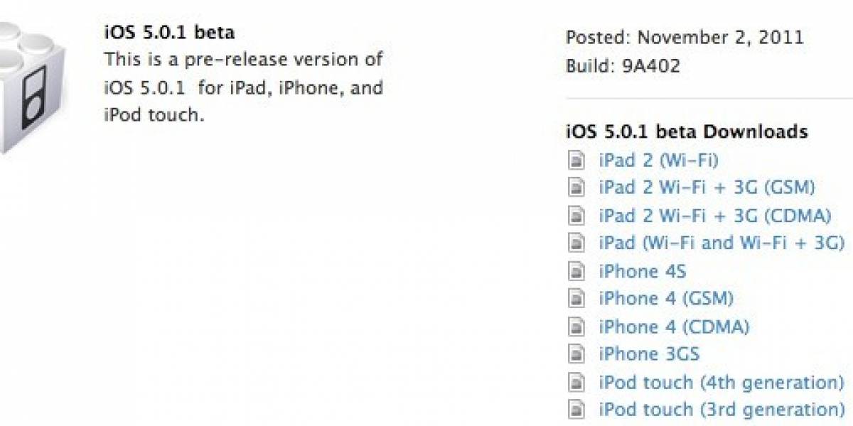 Apple lanzará muy pronto actualización iOS 5.0.1 para encargarse de la duración de la batería
