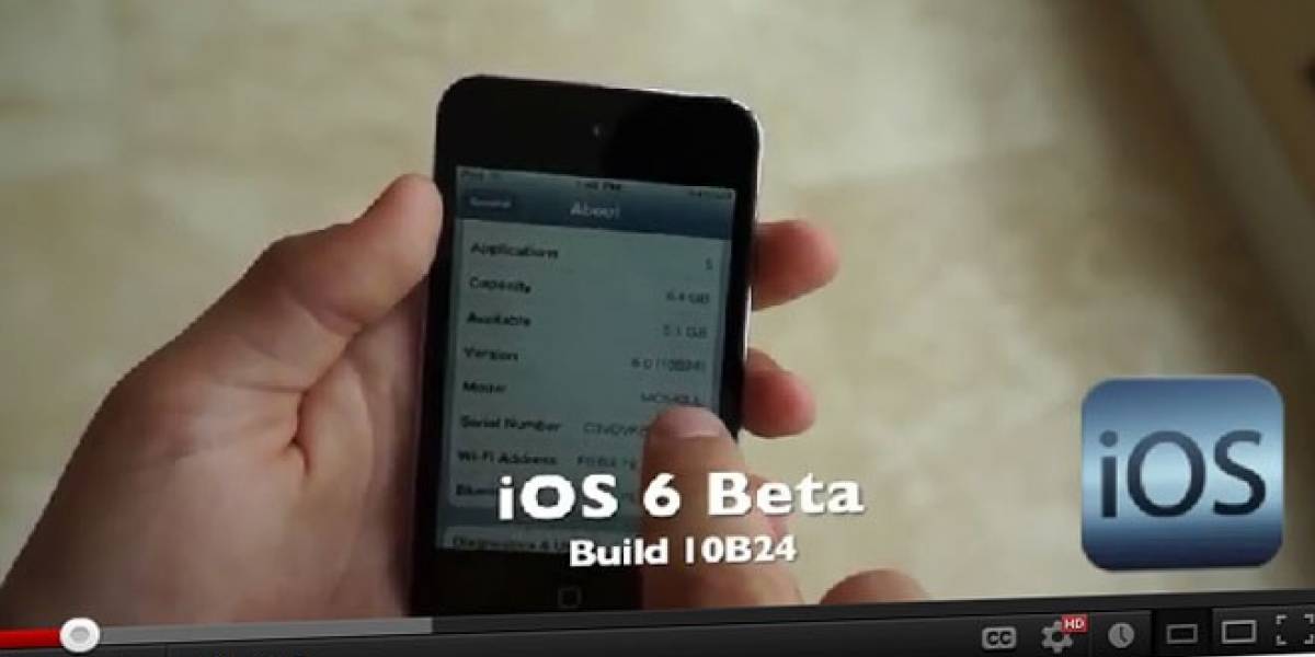 Se filtra vídeo que mostraría el iOS 6 en acción