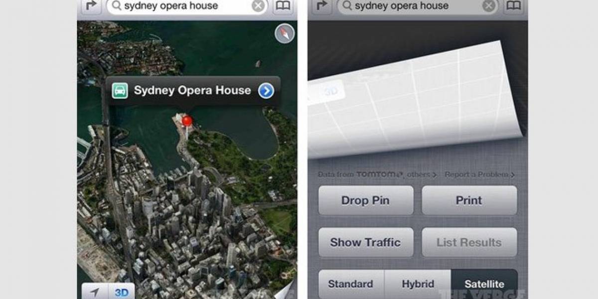 Apple utiliza a TomTom como proveedor de datos para sus mapas