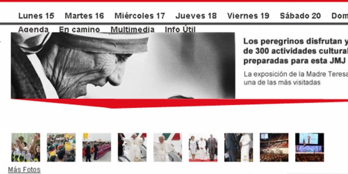 Ataque informático tumbó la web de las JMJ cuando el Papa aterrizaba en Madrid