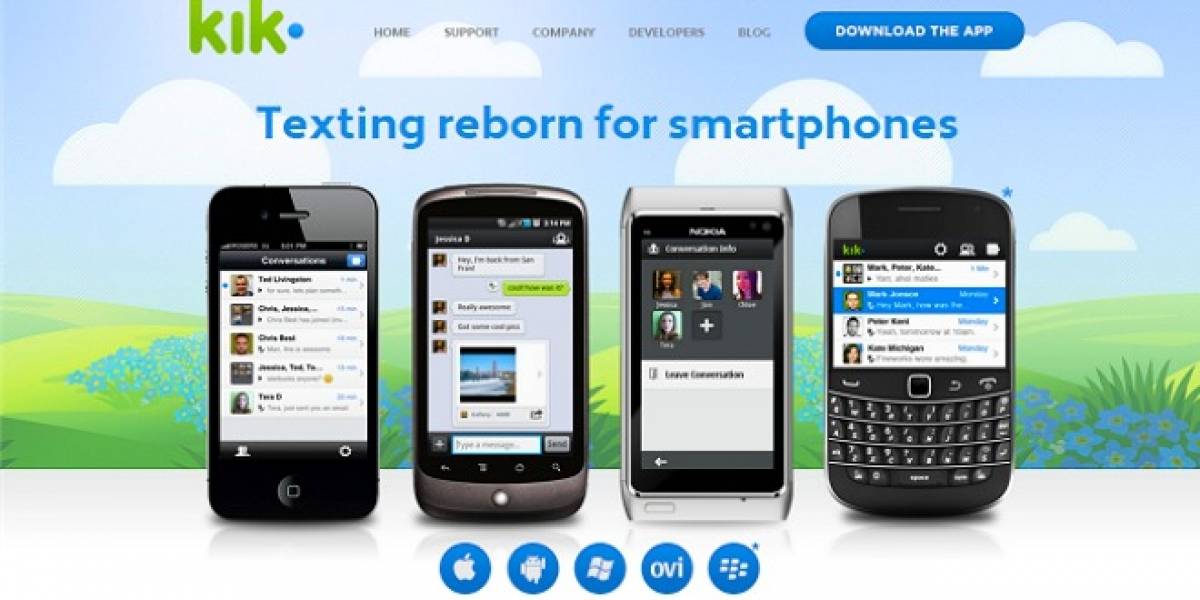 Kik Messenger ahora disponible para Symbian