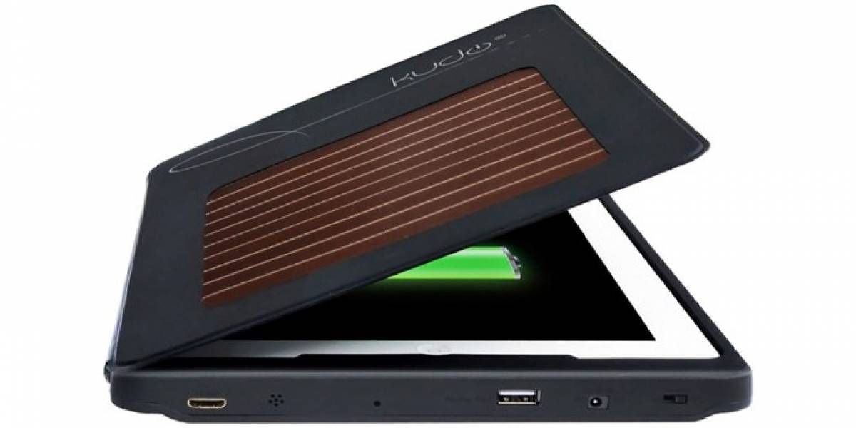 Cubierta solar multi-funcional para la iPad