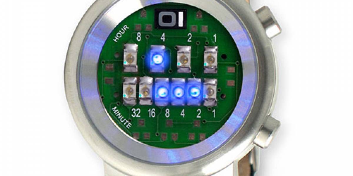 Reloj LED binario sólo para geeks orgullosos