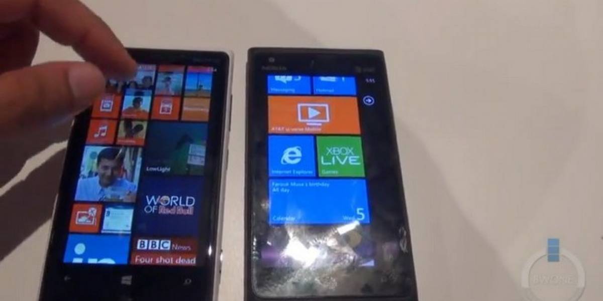 Video comparativo entre el Lumia 920 y el Lumia 900